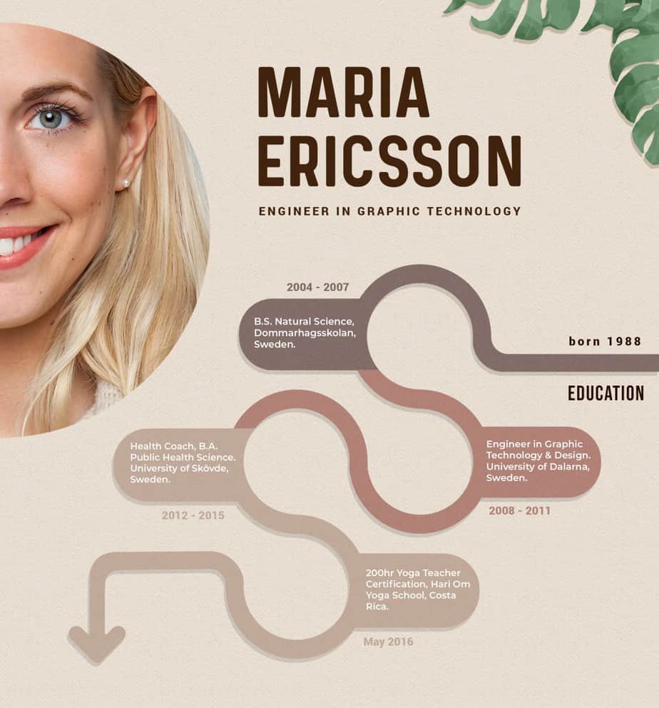 Resume Maria Ericsson 1